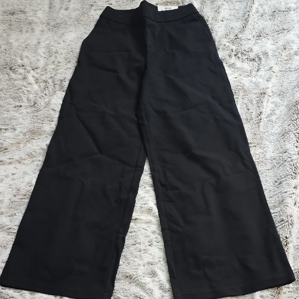 Wide-Leg Pants INC International Concepts Black NWT Medium - Picture 1 of 6